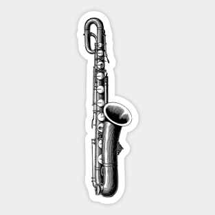 Bari Sax Sticker